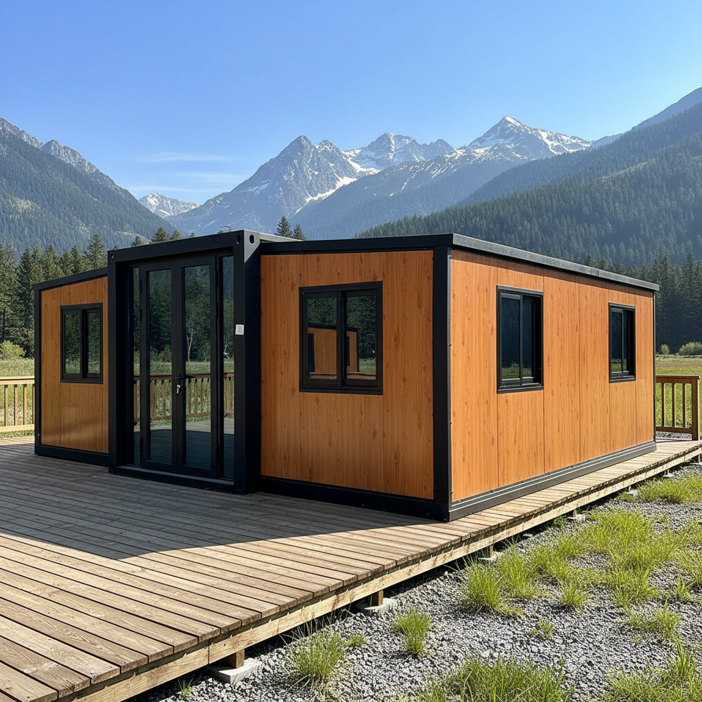 Ready Made 2-5 Bedroom Prefabricated 20ft Container House Modular Folding Expandable Apartment &amp; Hotel Tiny Home