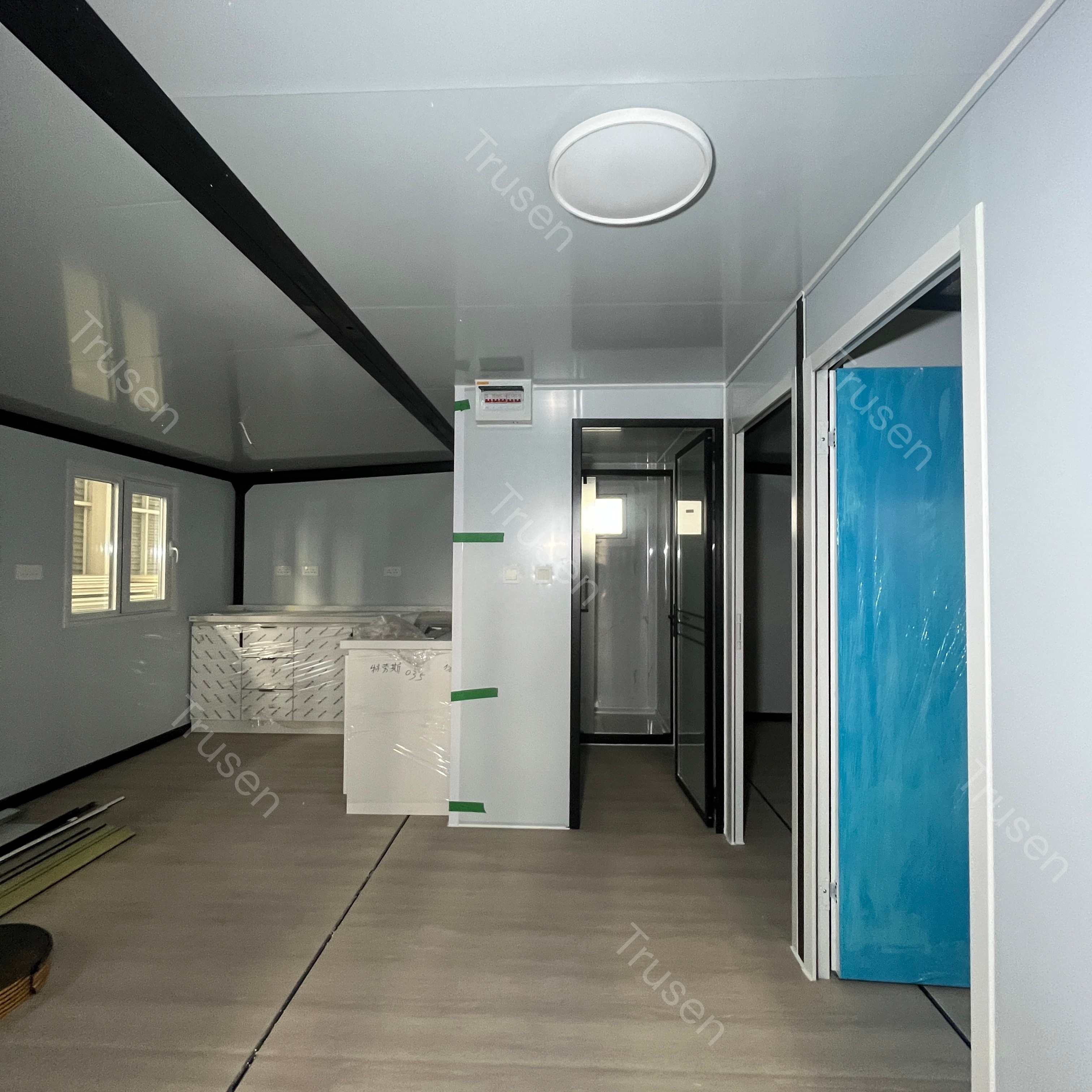 Small Luxury 20ft 30ft 40ft Prefab 2 Bedroom 1 Bath Integrated House Granny Flats Modular Apartment Tiny Apartment for Australia