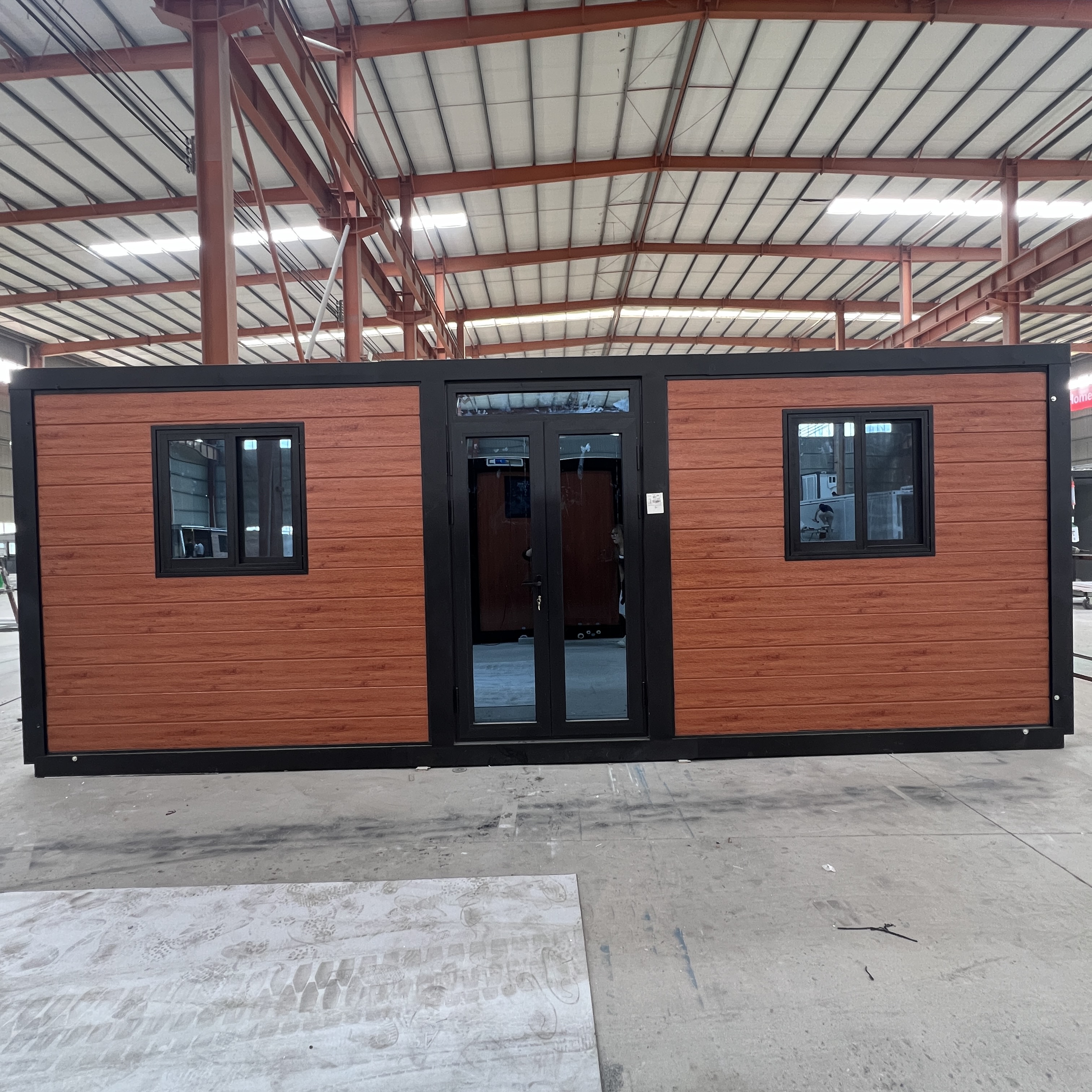 20ft/40ft Expandable Container House for Workers Accommodation Modular Folding Office Building Breathable Sandwitch Panel for