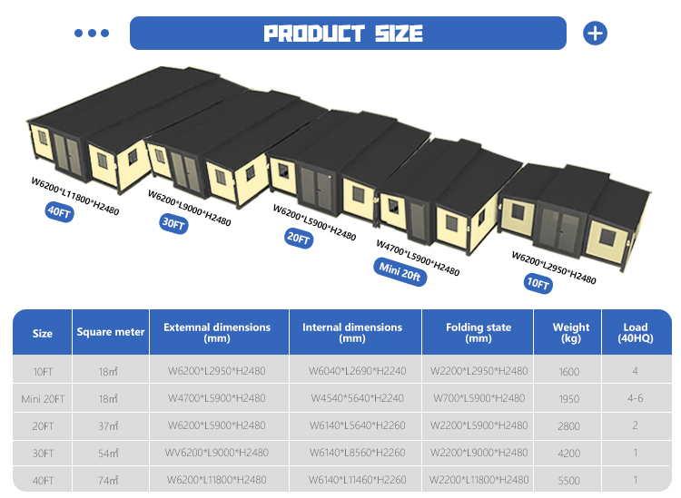 30ft Container House Prefab Modular Tiny House Modular Office Casa Prefabricada Expandable Container House Prefabricated House