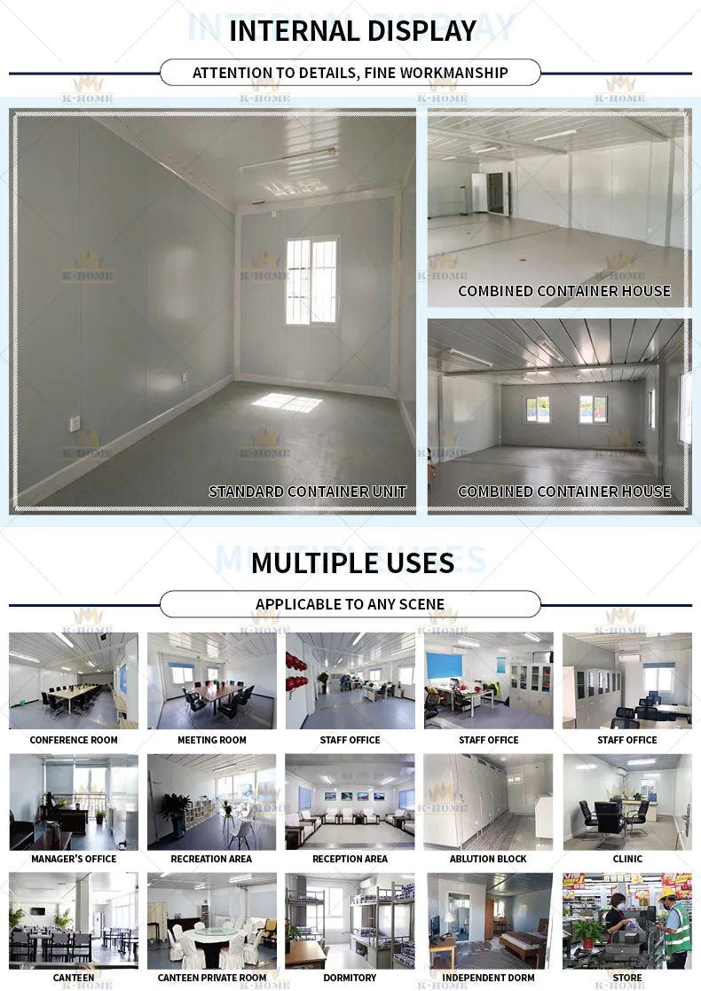 Modular Site Portable Prefab Living Container Labour Sleeping Accommodation