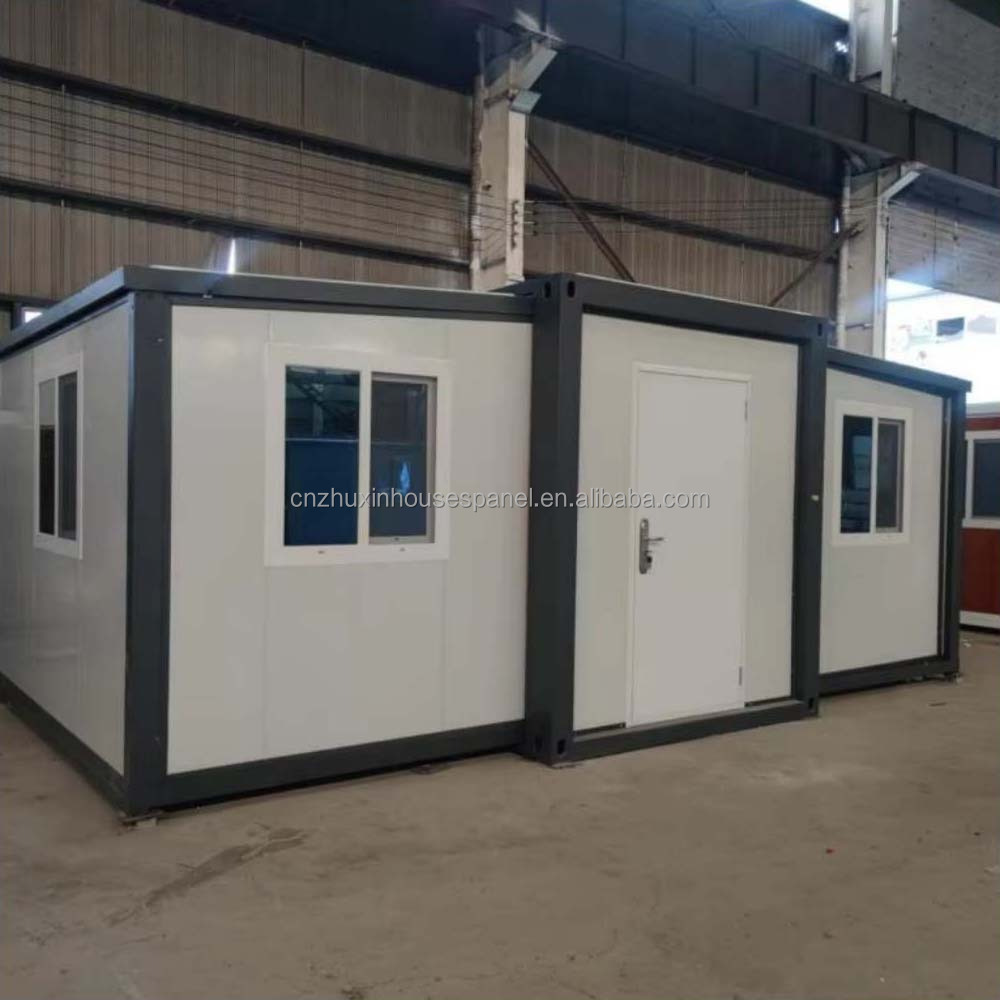 Double Wing Expandable 40ft Contemporary Sandwich Panel Container House Mobile Classroom with Teacher Housing