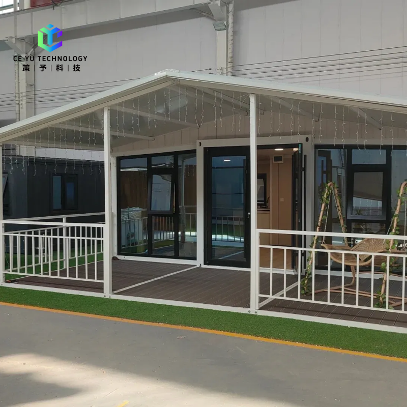 Double Wing Expandable Modular Building Low Cost High Space Utilization Expandable Home for Dormitory Staff Accommodation