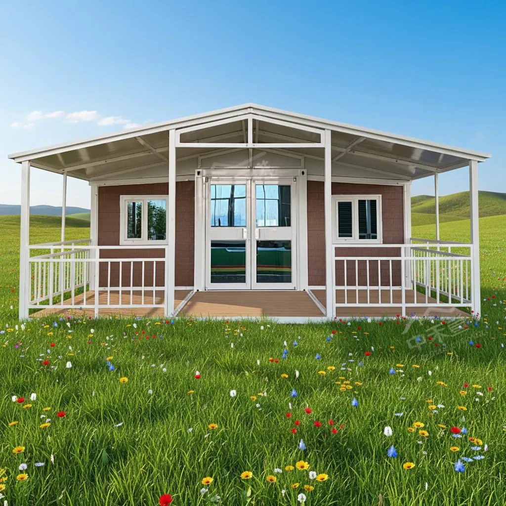 Wind-Resistant 2 Floor Expandable Container House for Vacation Home with Balcony