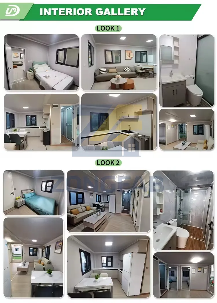 Steel Tiny Portable Two Wing Expandable Prefab Prefabricated Container House Home Construction Seaside Beach Resort Vacation Campsite Camp Project