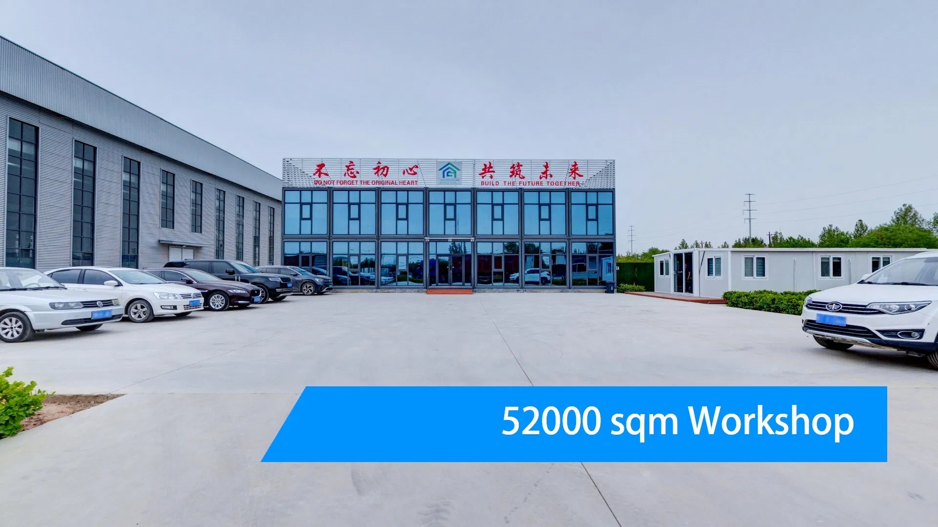 Earthquake Resistant Easily Movable Pre Assembled House Double Wing Expandable Container