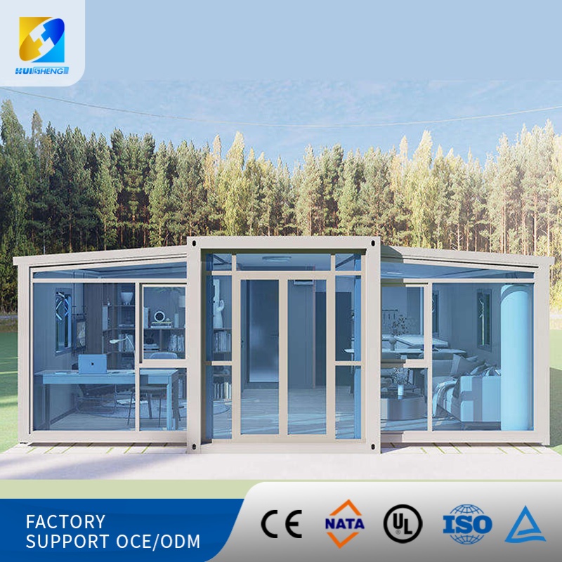 Expandable Steel Shipping Container House Modern Design Modular Prefab Home for Office Building and Hospital Use