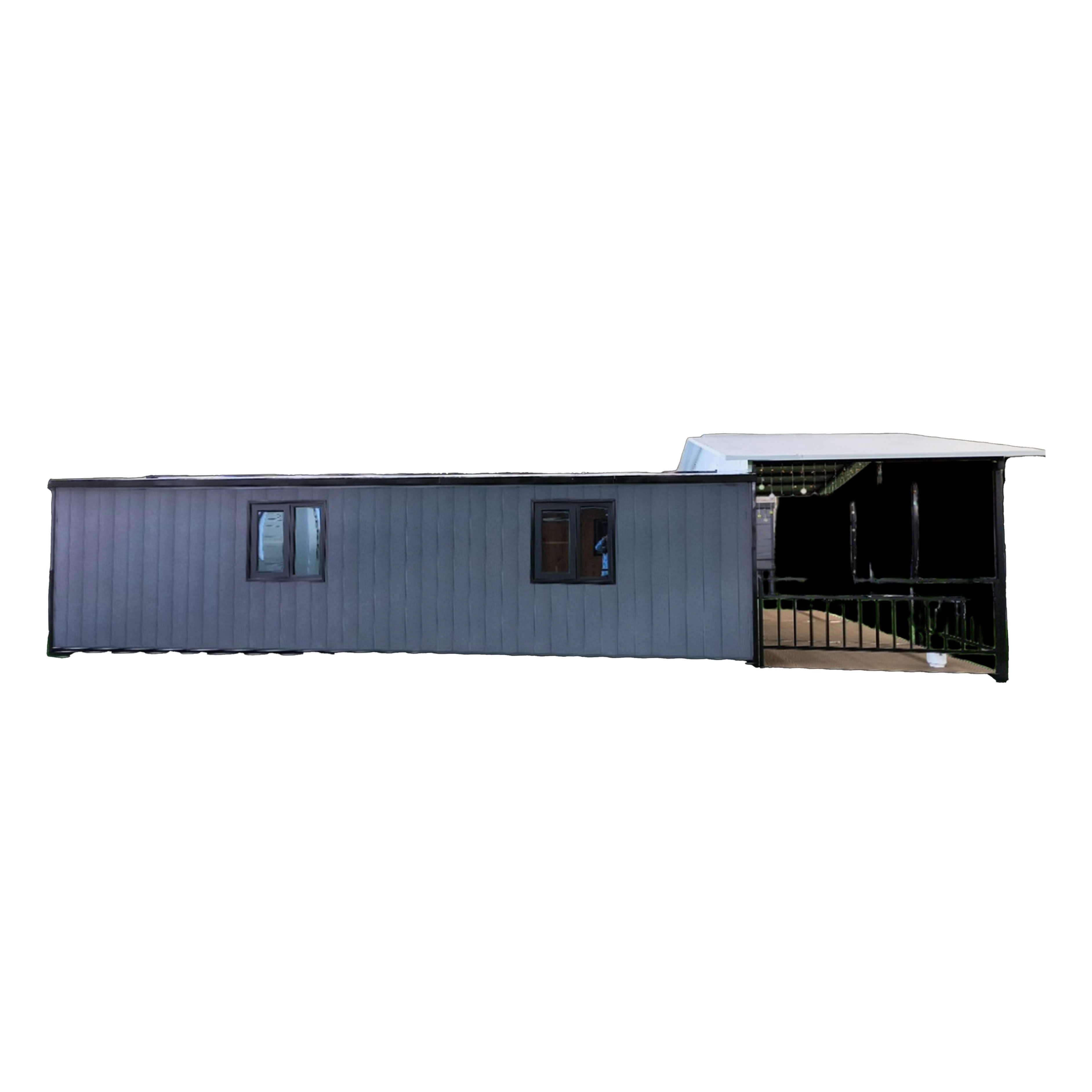 Quick Assembly 20ft Expandable Container House Temporary Classrooms for Schools Office Sandwich Steel Material for Villas Hotels