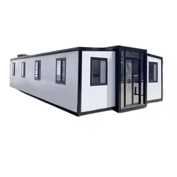 Custom Expandable Container Double Wing Folding Prefab House with Galvanized Steel Frame and Sandwich Panel for Apartment Use