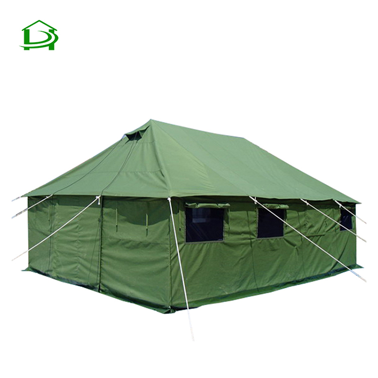Large Winter Outdoor Lodge Waterproof Disaster Relief Refugee Tent For Earthquake Fire Disaster