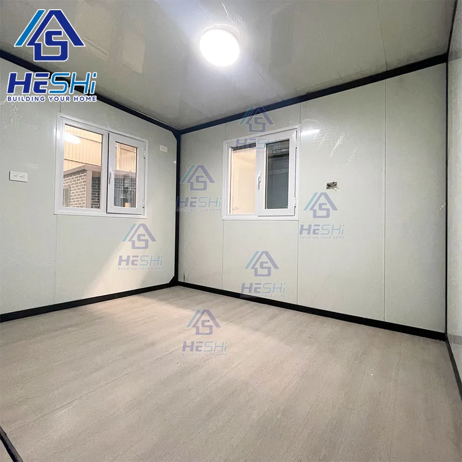 Cheap Prefabricated 40FT 20FT Folding Modular Home 5 Bedroom Prefab Building Expandable Container House