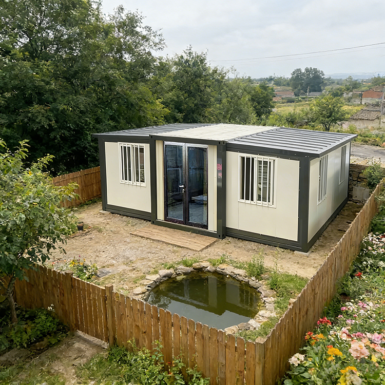 Z Type Folding Container House Casa Prefabricada Office Hotel Camp Modular Steel Sandwich Panel Thermal Insulation