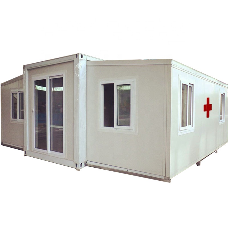 Hysun 2026 Expandable Container House Prefabricated Hospital Clinic Rooms Prefab Medical Buildings Earthquake Resistant Sandwich
