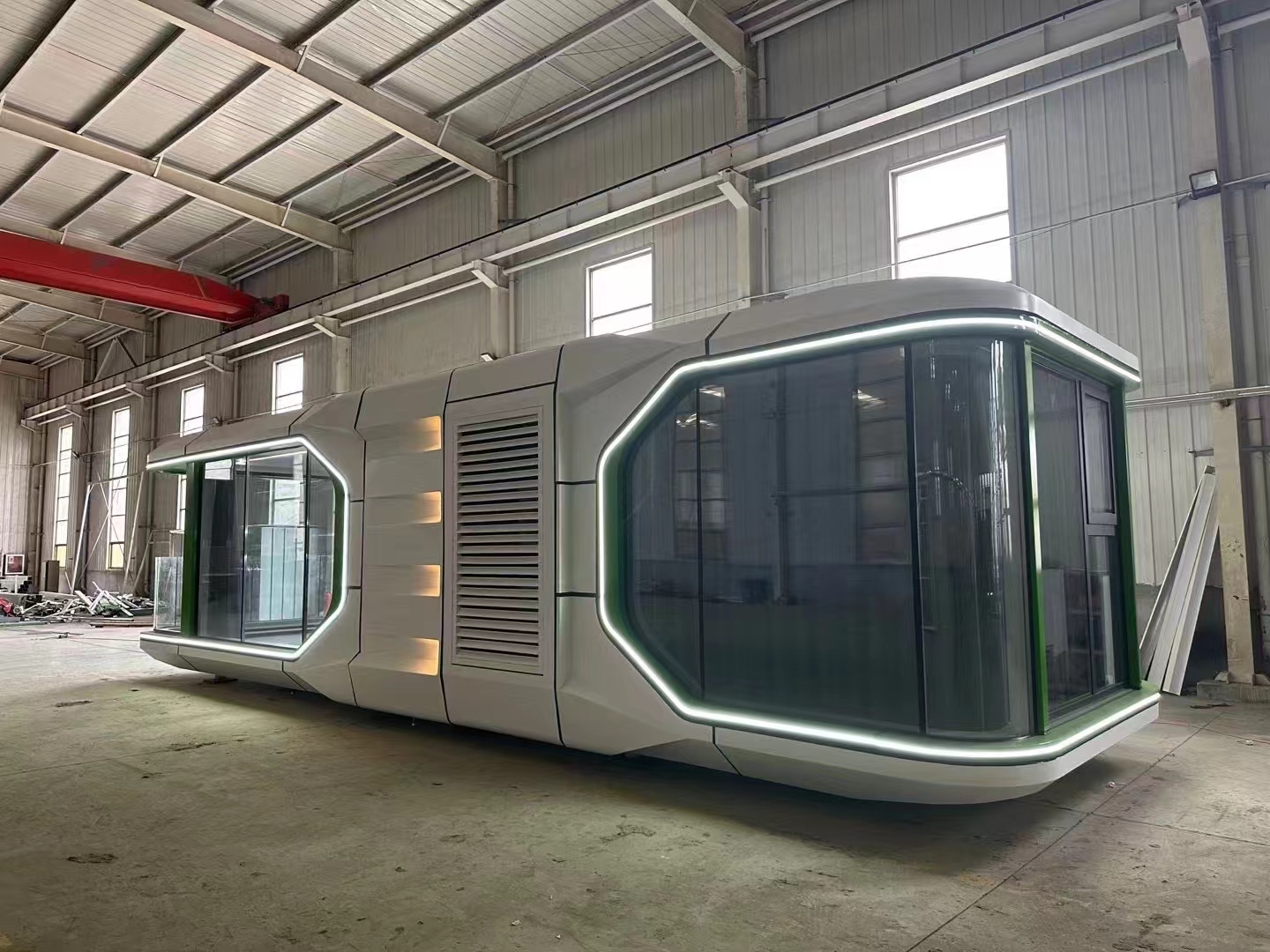 Luxury Space Capsule House Prefabricated Mobile Hotel Pod With Smart Home System Modular Glamping Cabin For Resort Investment
