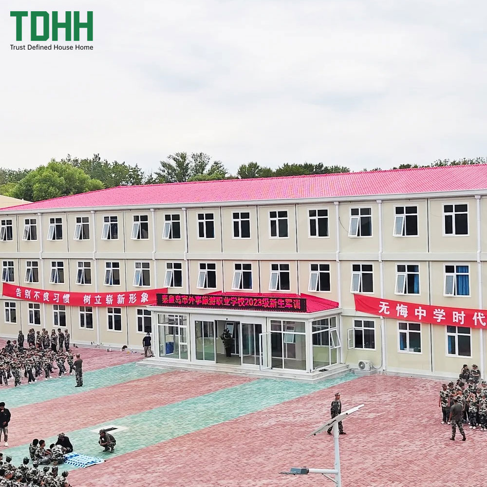 Custom Design School Teaching Complex Building Prefabricated Rapid Deployment Flat Pack Mobile Classroom School Container Houses
