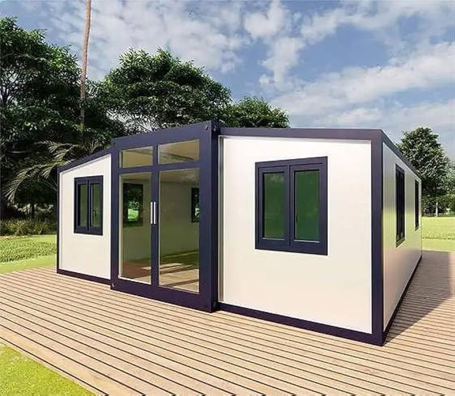 Expandable Container House 20ft 40ft Foldable Prefab Home with Bathroom and Kitchen for Hotel Office Camp Accommodation