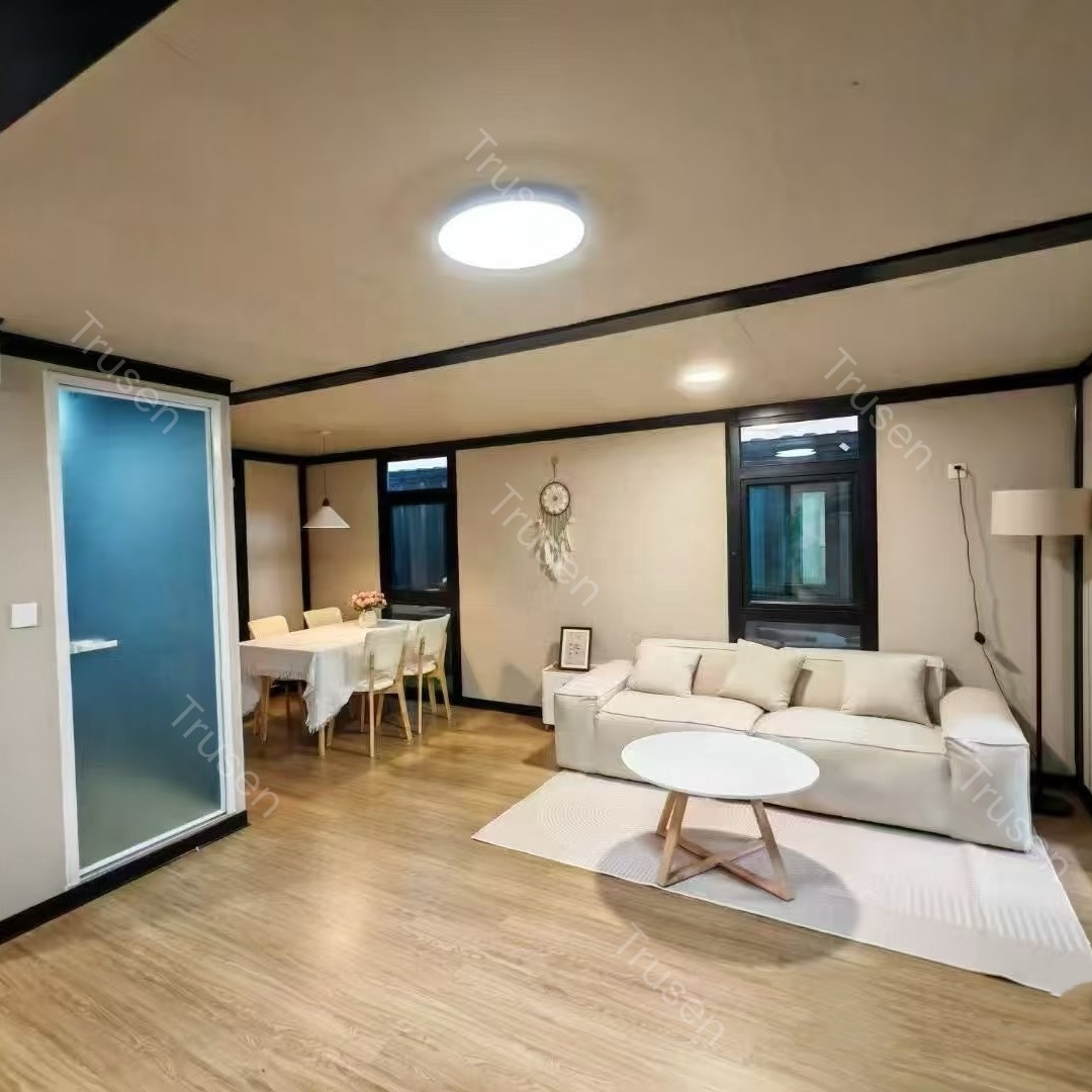 Source Factory Luxury Living Prefabricated Expandable Moveable Tiny House Casa Modular With Bathroom Villas With Terrace