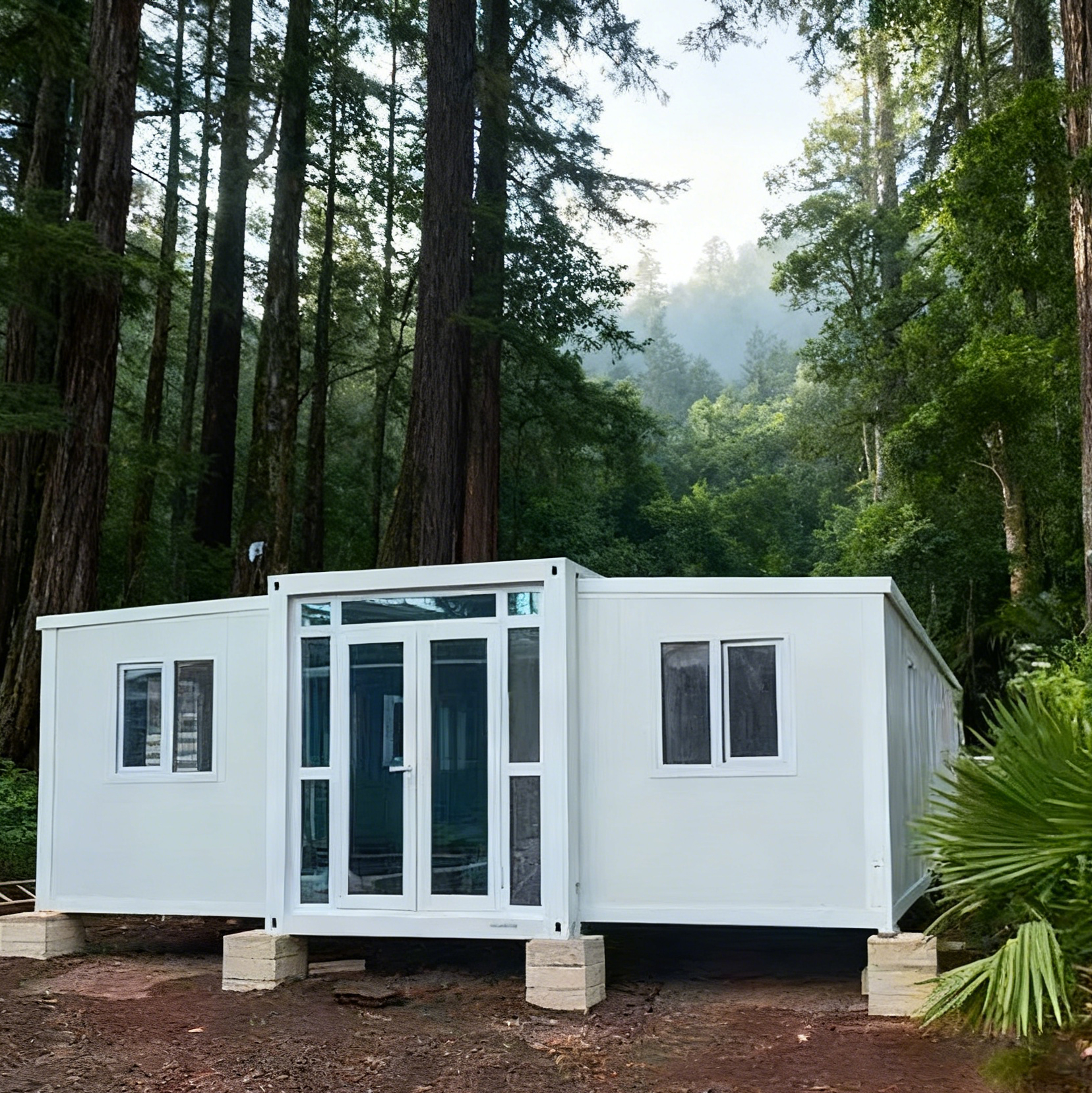 Expandable House the Preferred Mobile Travel Cabin for Customized Size Camping Hotels Can Be Towed by Trailer