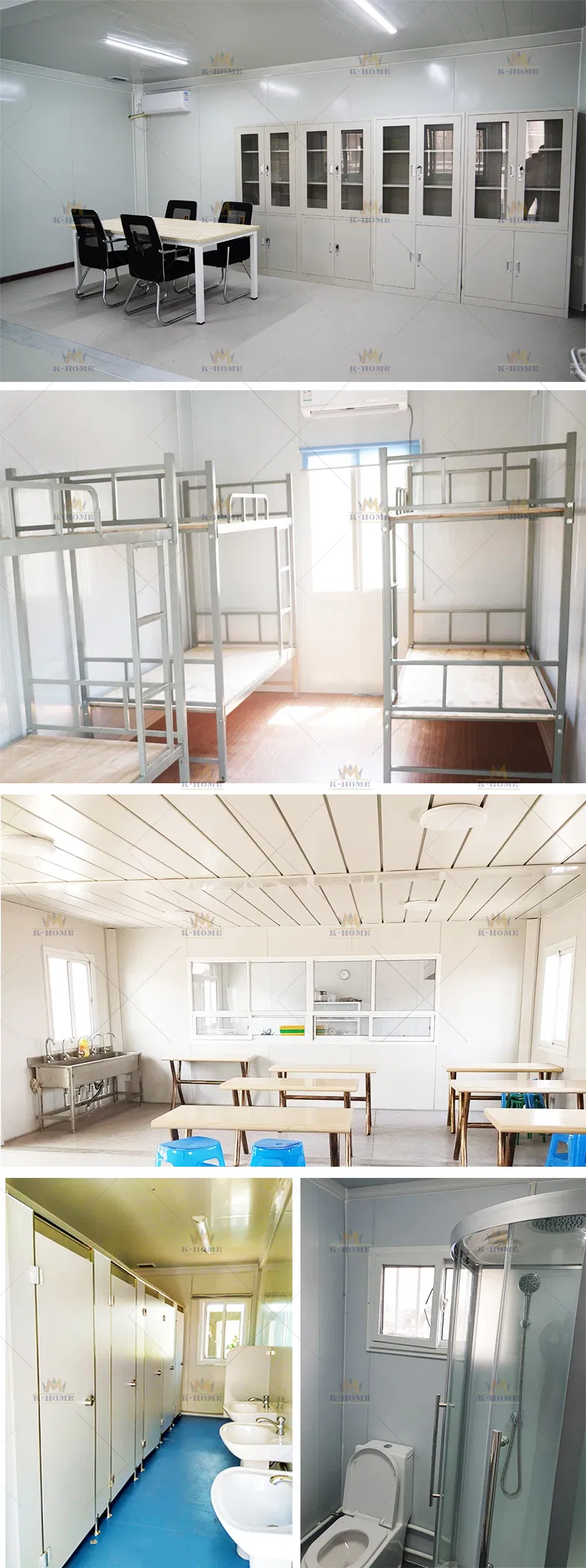 Modular Site Portable Prefab Living Container Labour Sleeping Accommodation
