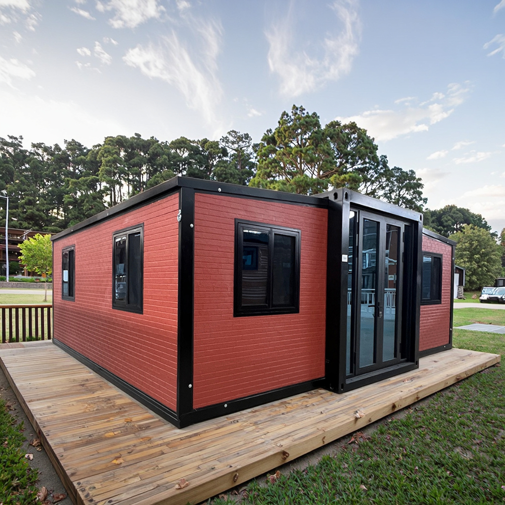 Prefabricated Container House Expandable Tiny Home Portable Foldable 20ft 40ft Mobile Modular Modern Breathable Living Room