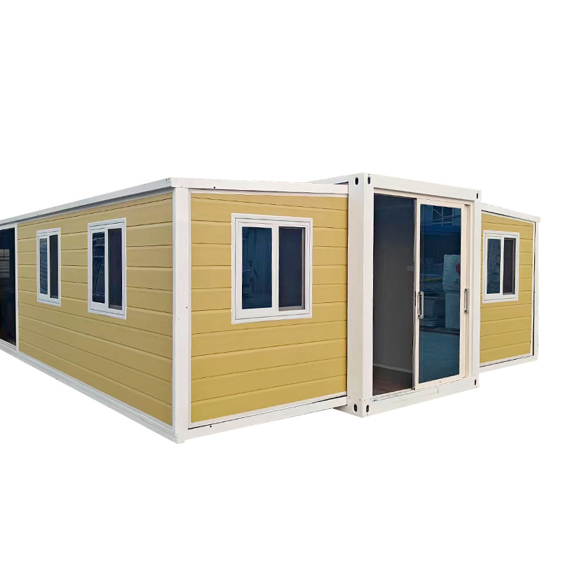 Dechitong Light Steel Structure Expandable Foldable Double-Wing Container Prefab House |Modern 3 Rooms 1 Living Room Clip