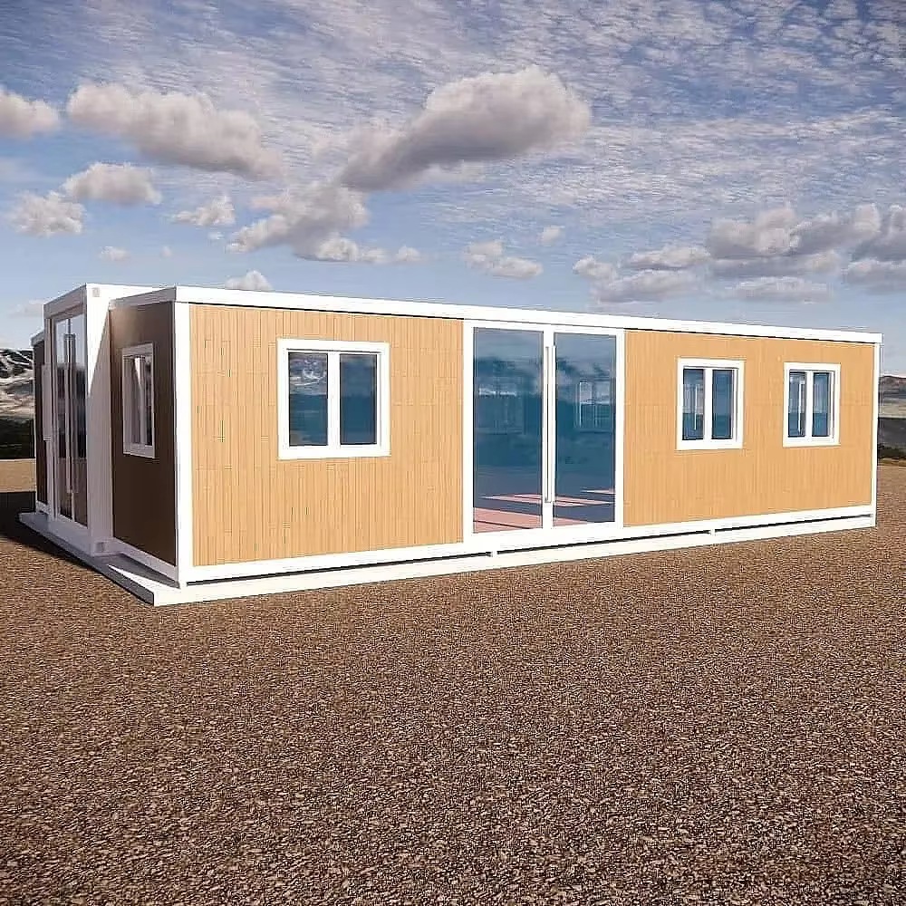 Innovative Portable Expandable Container House with Modern Design for Versatile Camping and Home Office Use