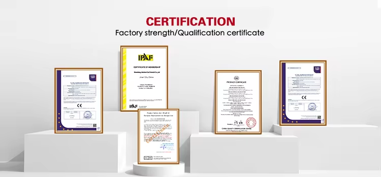 Product Quality Certifications