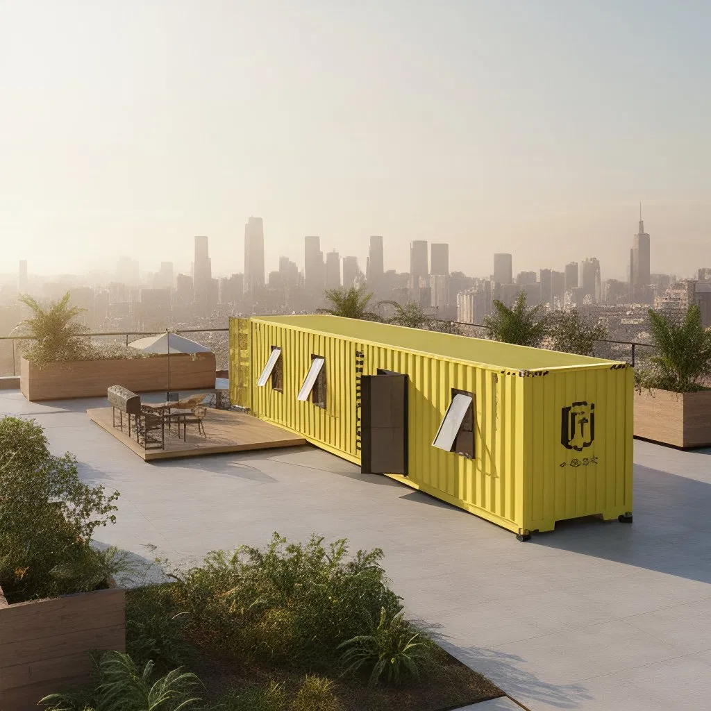 Z4l Sleek Prefab Tiny Vacation Hotel Modular Expandable Modern Steel Container House