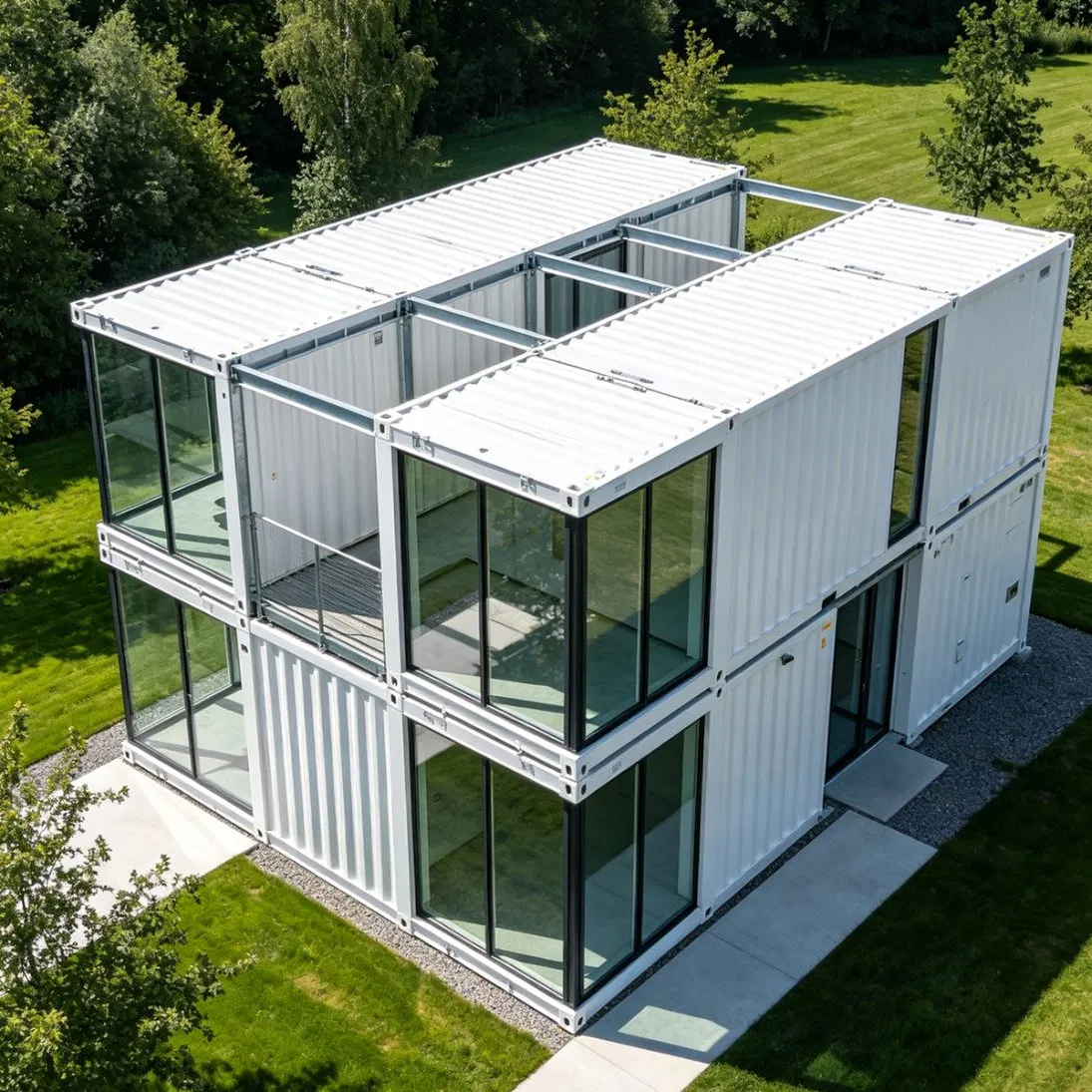 Low Cost Prefab Villa House Expandable Prefabricated Container House Bathroom Luxury Movable House RV Motorhome