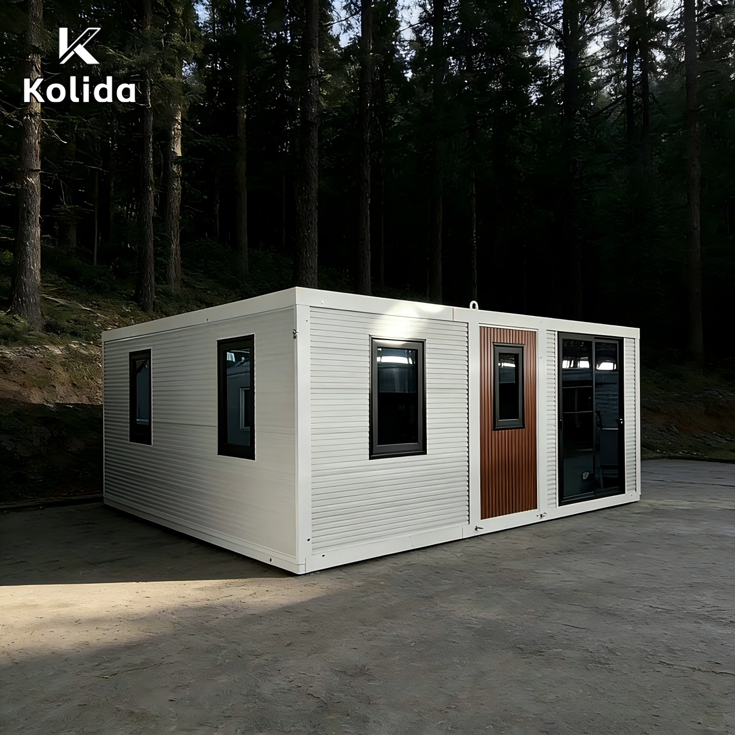 Rapid-Deploy Portable Expandable Container House with Wooden Sandwich Panel Design for Pop-Up Campsites Vacation Homes Villas