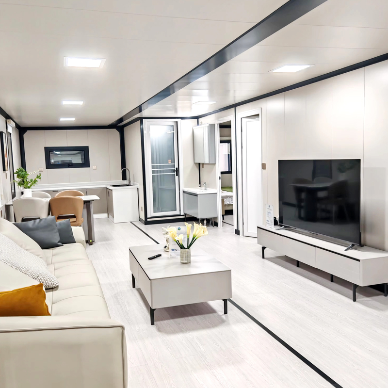 40FT 3 Bedrooms Luxury Movable Modern Expandable Container House with Full Bathroom
