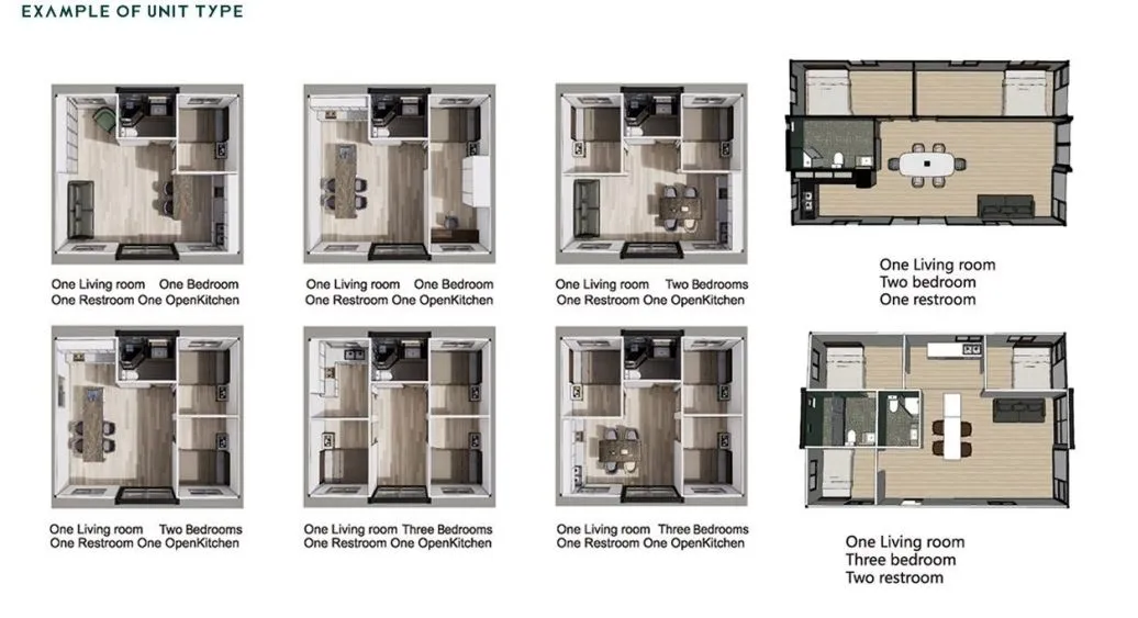 Folding Expandable House Container Room