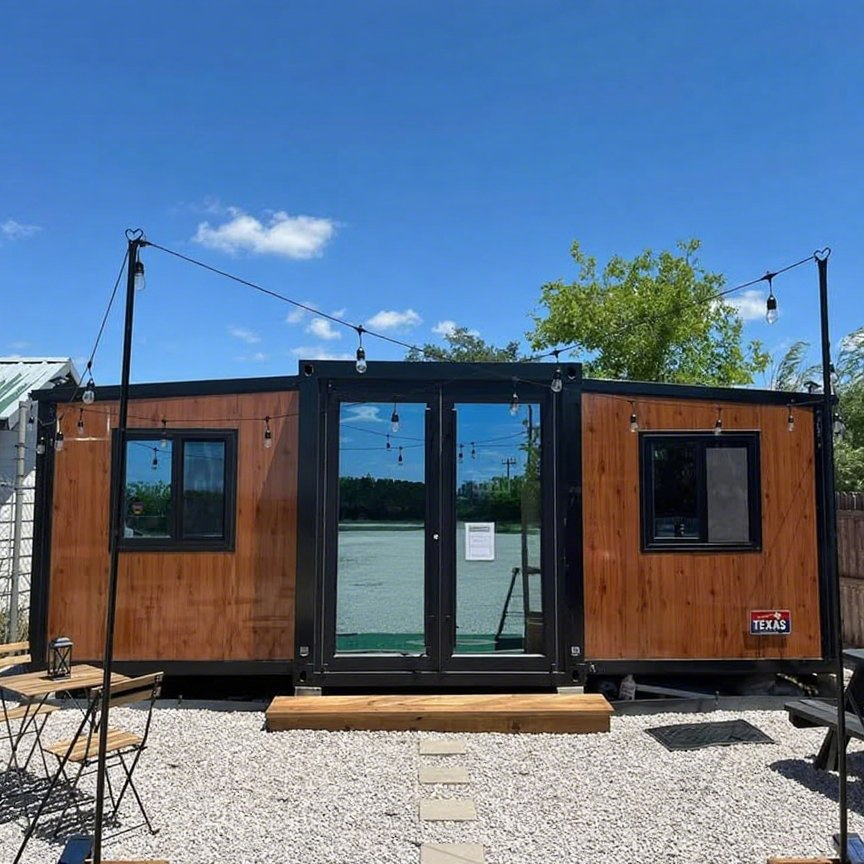Luxury Modular 2 Bedroom Homes Modular Portable Prefab Cabin Expandable Prefabricated House