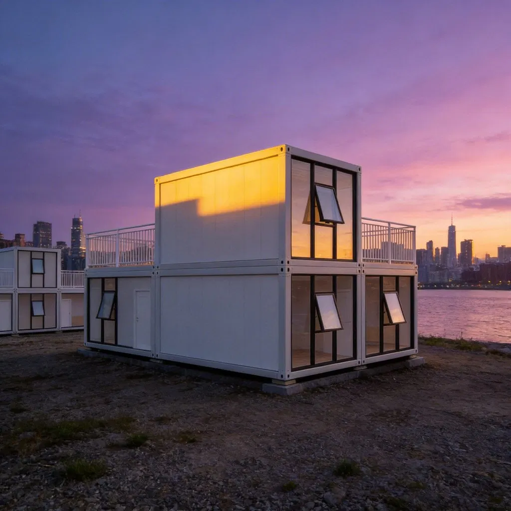 Easy Assembly Flat Pack Container Home Temporary Accommodation