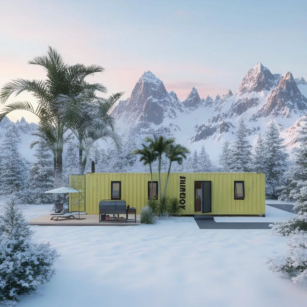 Z4l Sleek Prefab Tiny Vacation Hotel Modular Expandable Modern Steel Container House