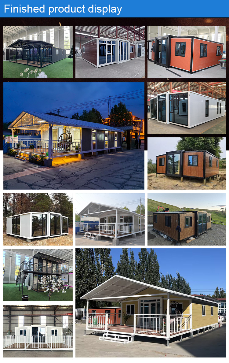 Double Wing Expandable 40ft Contemporary Sandwich Panel Container House Mobile Classroom with Teacher Housing