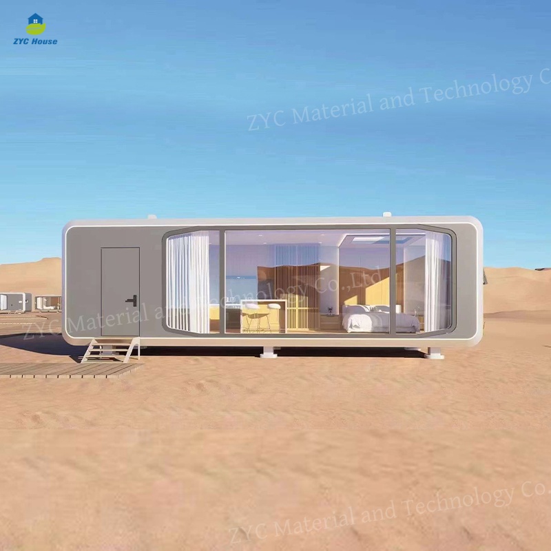 Prefab Luxury Modular Living Room Container Homes Space Capsule House Mobile Camping Sleep Capsule Apple Cabin For Hotel