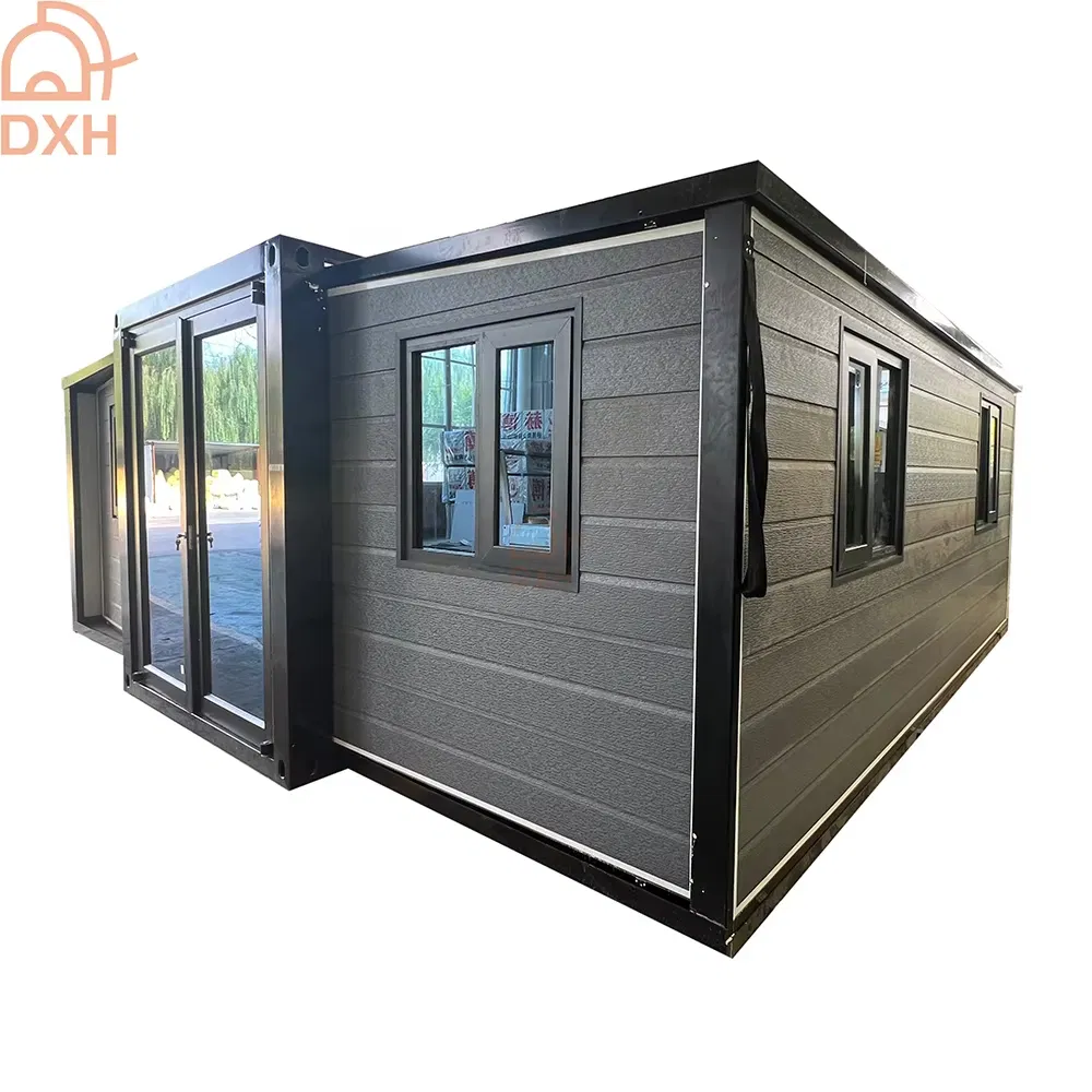 Dxh Australia Dormitory Camp Luxury Granny Resorts Beach Hut Store Modern 20FT Vacation Hotel Wholsaler Price Villa 10FT Granny Expandable Container House
