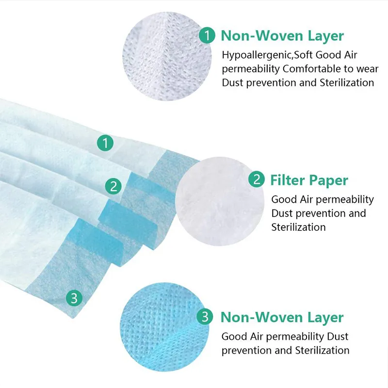 Mascarilla 3 capas protección