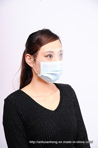 Mascarillas desechables 3-Ply con cobertura facial y ganchos elásticos para el hogar, oficina, escuela y al aire libre