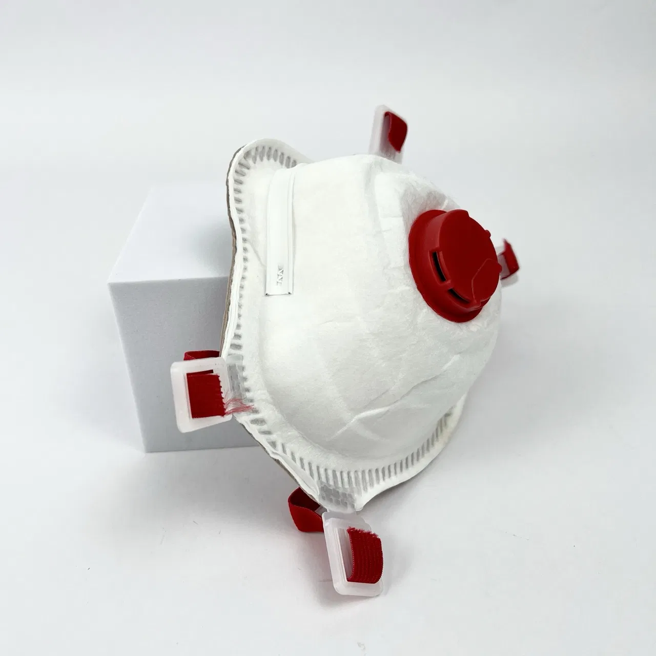 Mascarilla de polvo con válvula en forma de copa para protección industrial en construcción