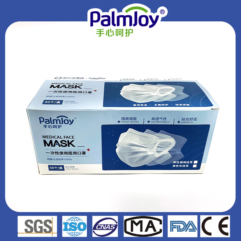Lista Blanca de Mascarillas Faciales de Calidad Médica 3 Ply Proteger Escuela Familia Mercado Centro Comercial