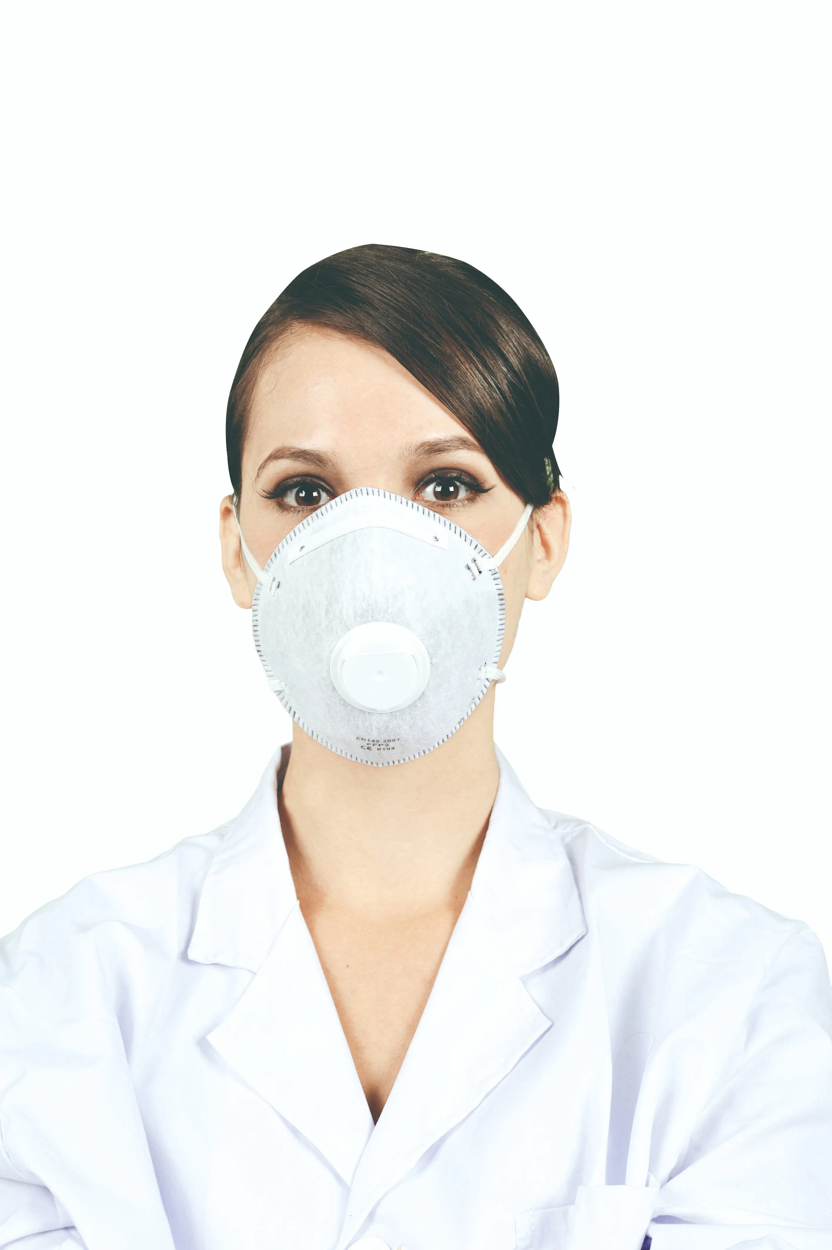 Mascarillas desechables OEM aprobadas por la UE con válvula En149 para máscara de protección personal en minería