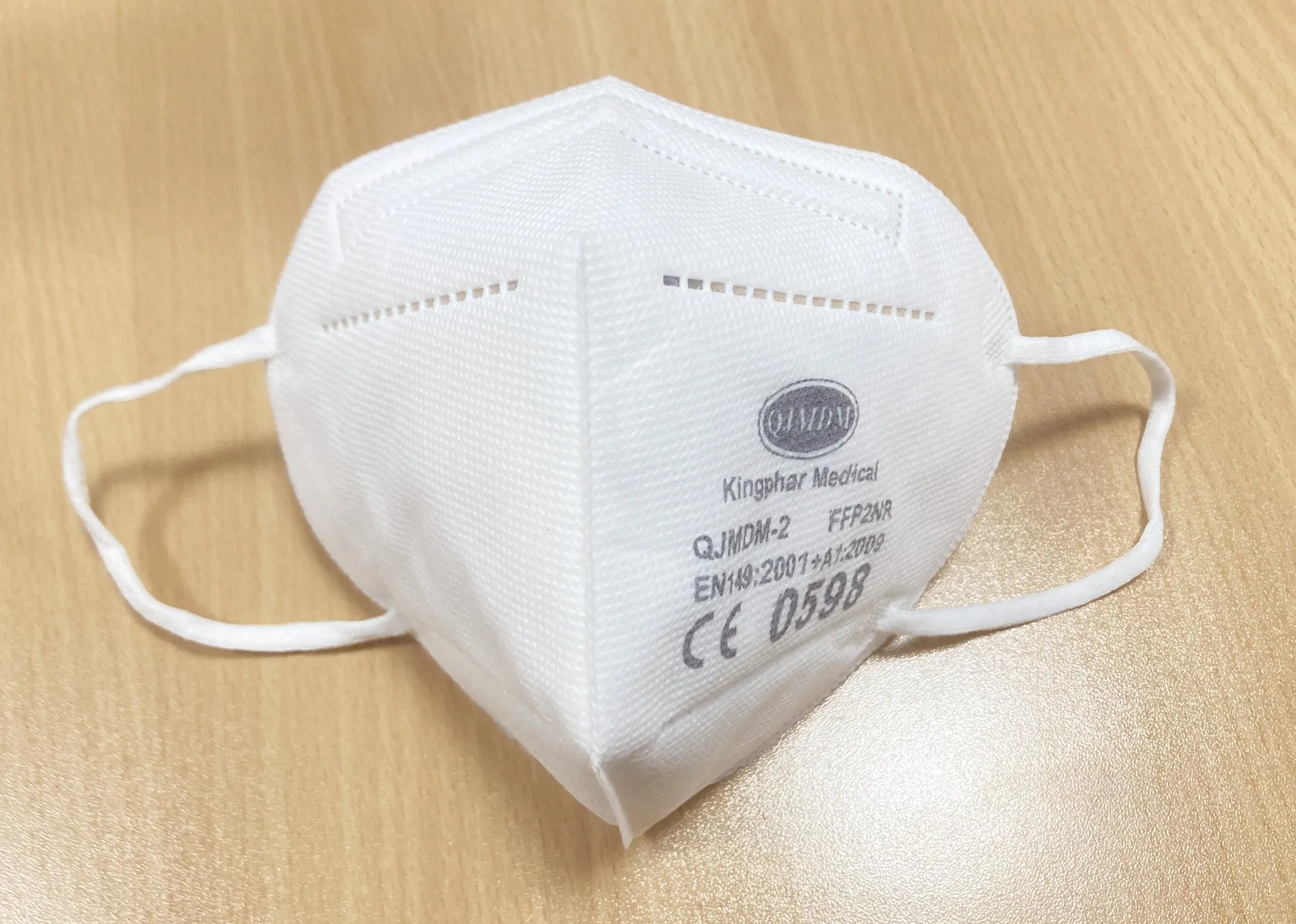 KN95 Máscara 5 Capas Protección Respiratoria Personal Desechable No Tejido Seguridad N95 FFP2 Máscara Facial Plegable