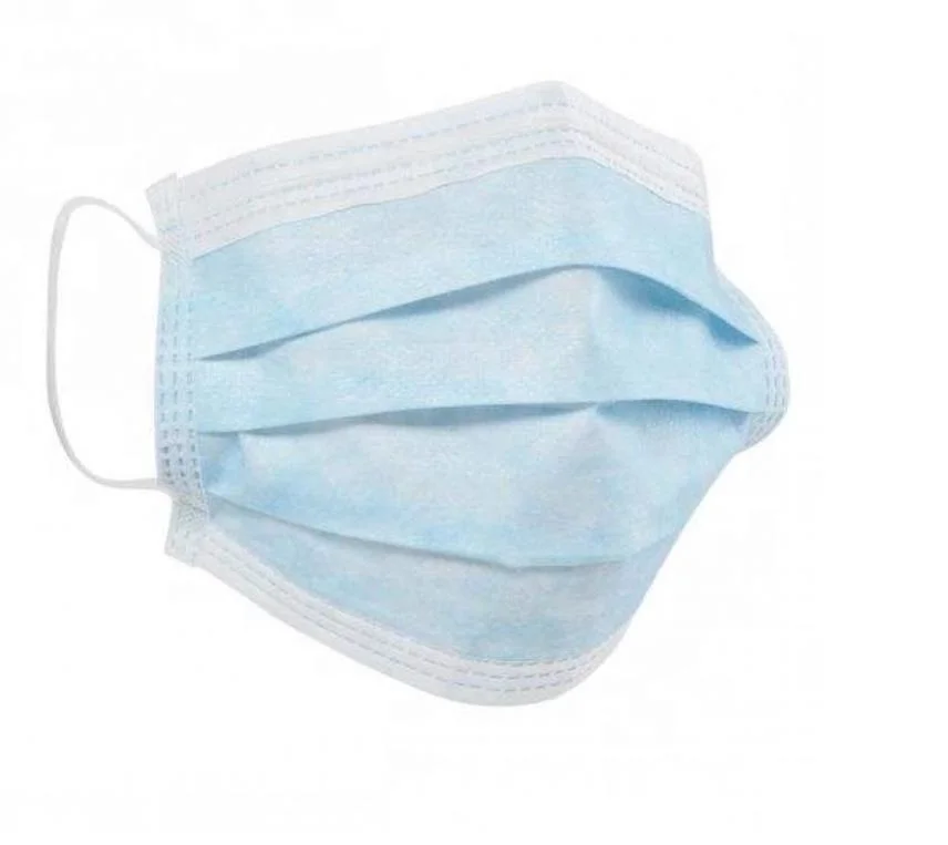 3-Ply Mascarilla quirúrgica desechable protectora médica con cintas para atar en la cabeza, uso diario, hospital