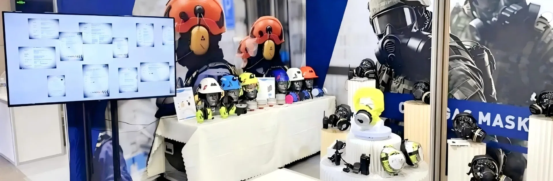 Mascarilla de gas de cara completa PPE