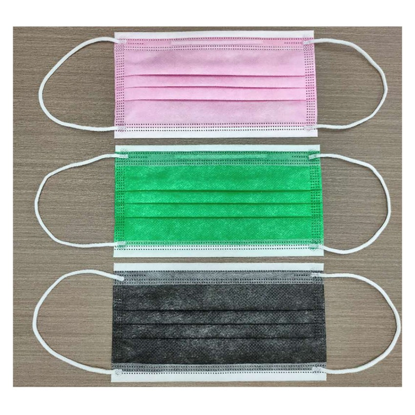 Mascarilla Protectora Antibacteriana a Prueba de Polvo 3-Layer con Diseño Cómodo de Asa para Uso Médico y Diario