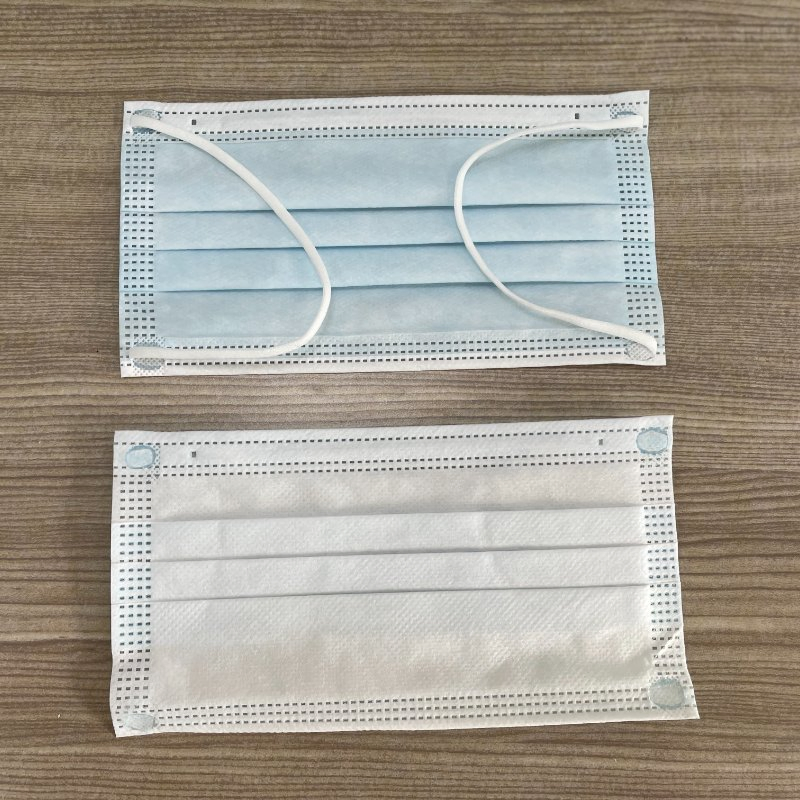 Mascarillas quirúrgicas desechables para adultos, envueltas individualmente, de alta eficiencia en filtración