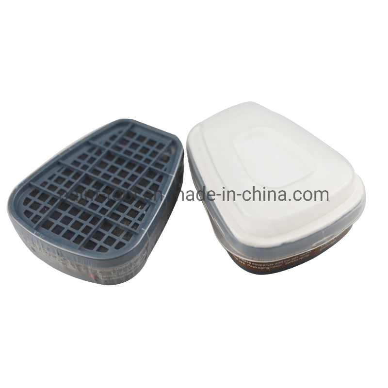 Filtro de protección máscara respiratoria industrial de gas químico anti polvo