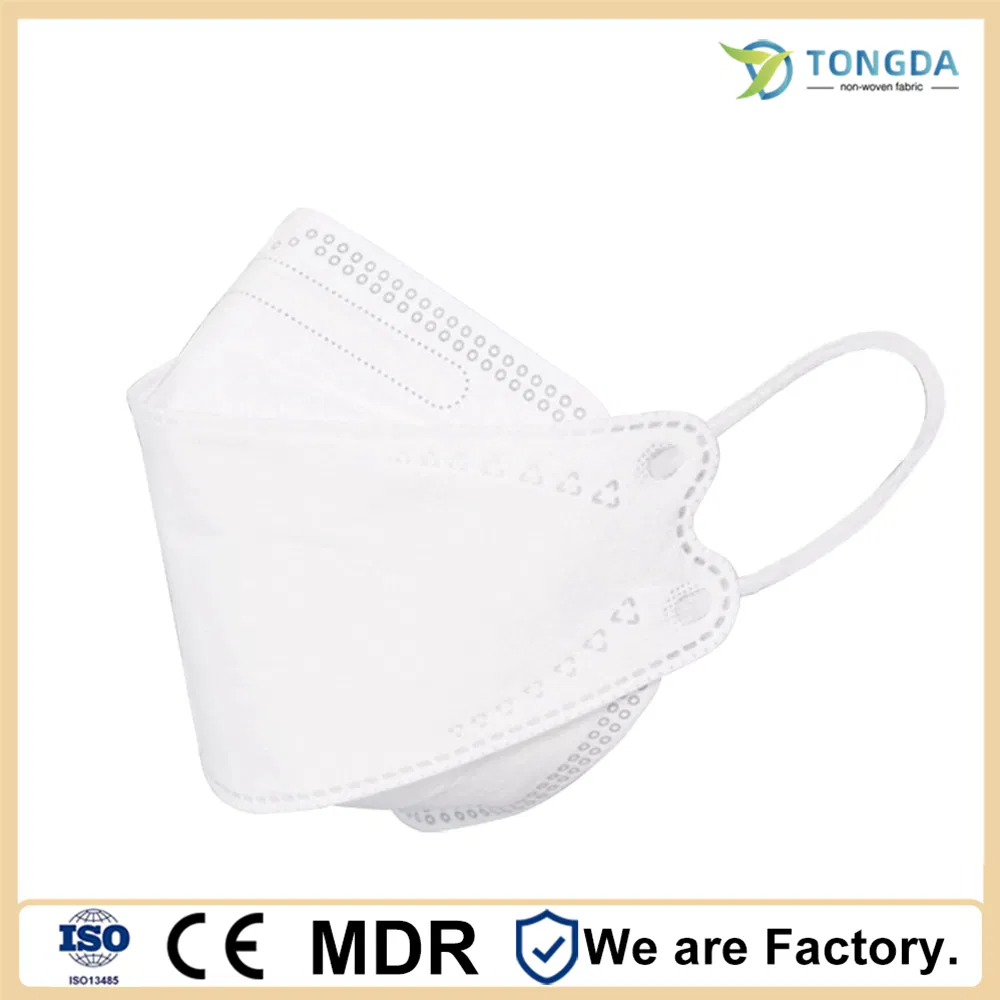 Mascarilla desechable en forma de pez KF94 Utiliza buena calidad de protección personal para dar forma a la cara